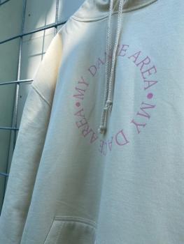 Hoodie "My Dance Area" beige